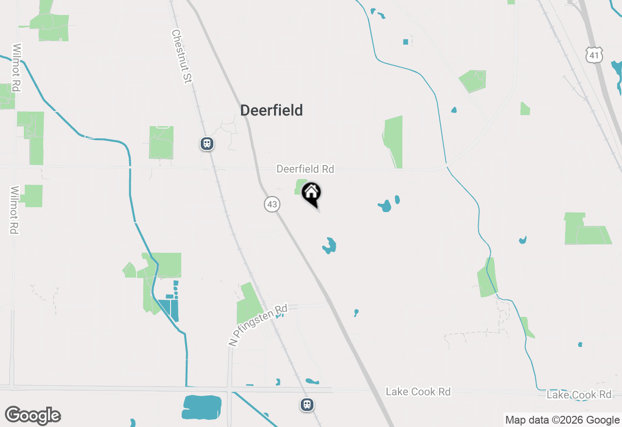 Map of 516 Hermitage Drive, Deerfield, IL 60015