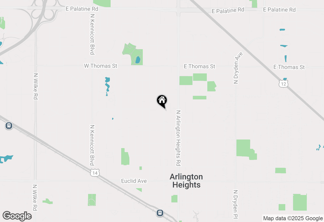 Map of 1134 N Dunton Avenue, Arlington Heights, IL 60004