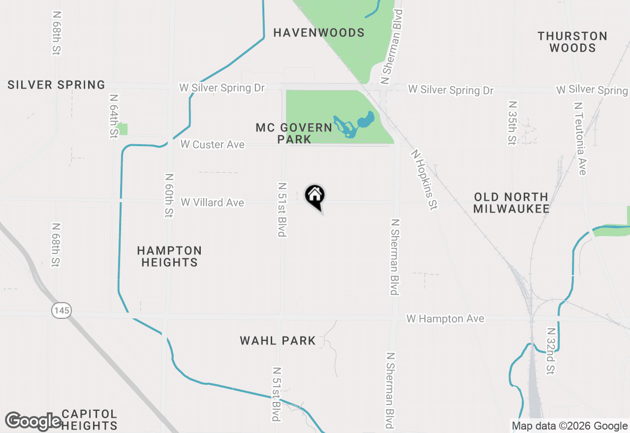 Map of 5140 N 49th St, Milwaukee, WI 53218