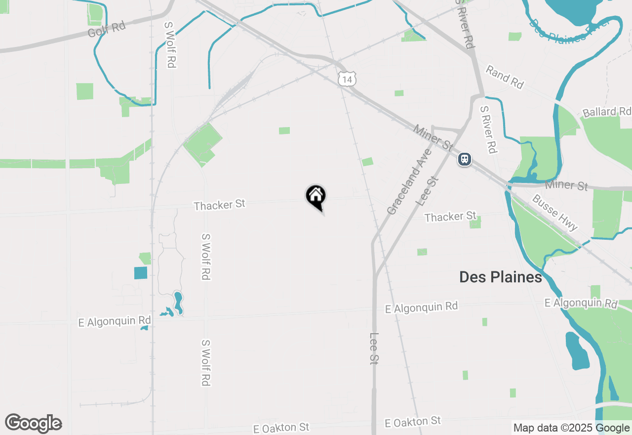 Map of 860 S 2nd Avenue, Des Plaines, IL 60016