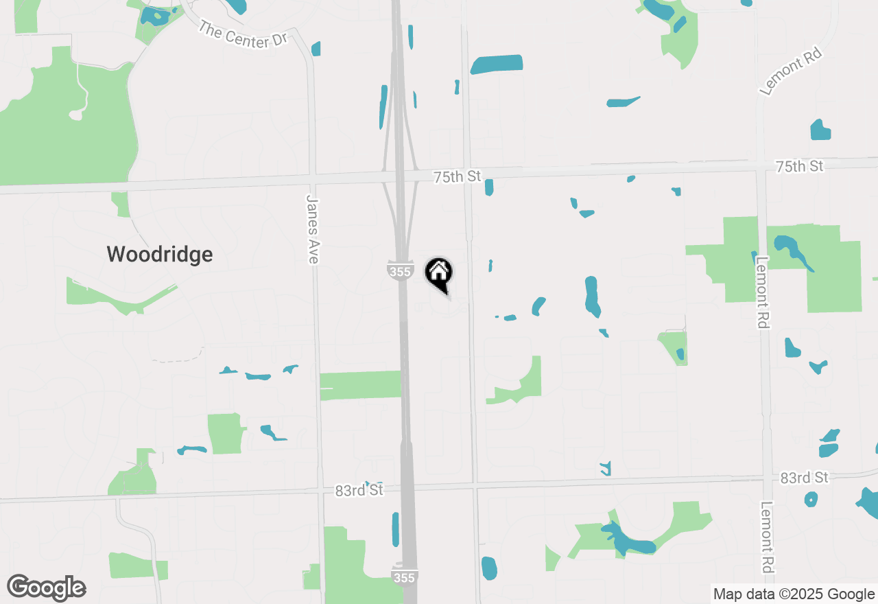 Map of 2275 Country Club Drive #25, Woodridge, IL 60517