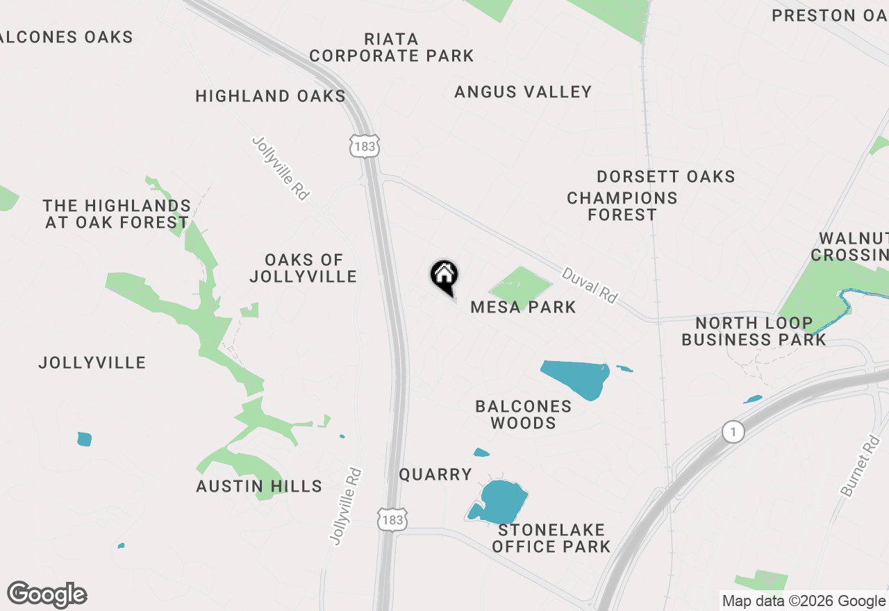 Map of 11507 Elk Park Circle Cir, Austin, TX 78759