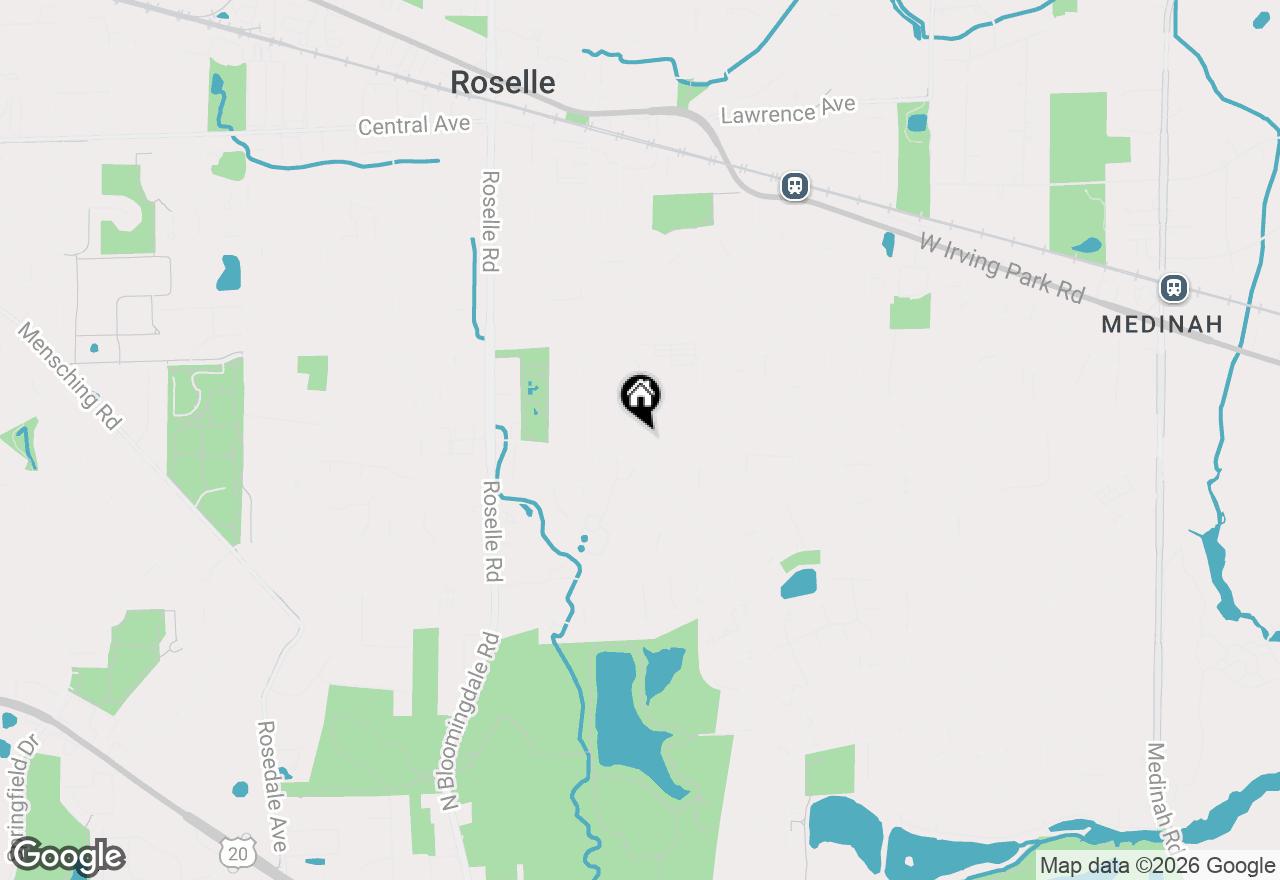 Map of 520 Spring Street, Roselle, IL 60172