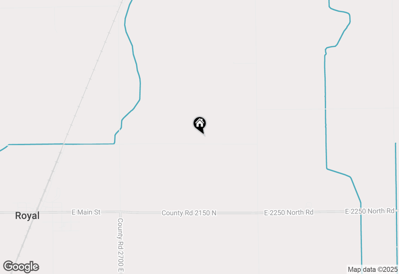 Map of 2756 County Road 2200, Ogden, IL 61859