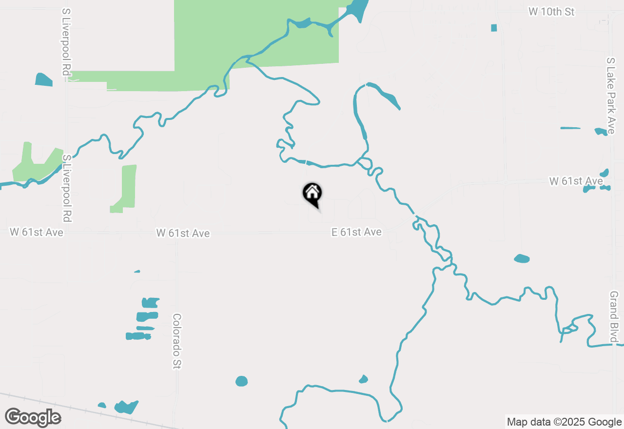 Map of 1755 Imperial Street, Hobart, IN 46342