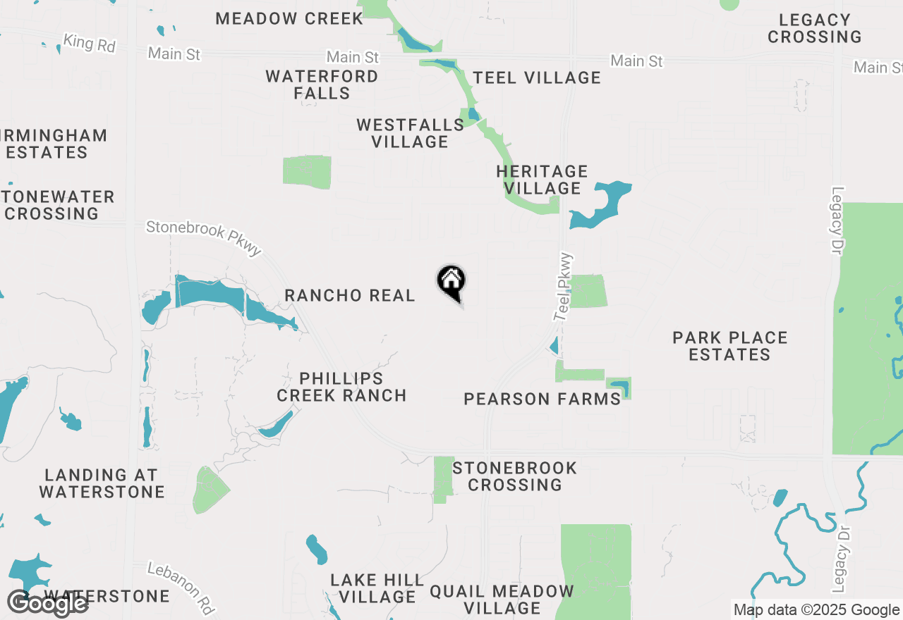 Map of 2335 Flat Creek Road, Frisco, TX 75036