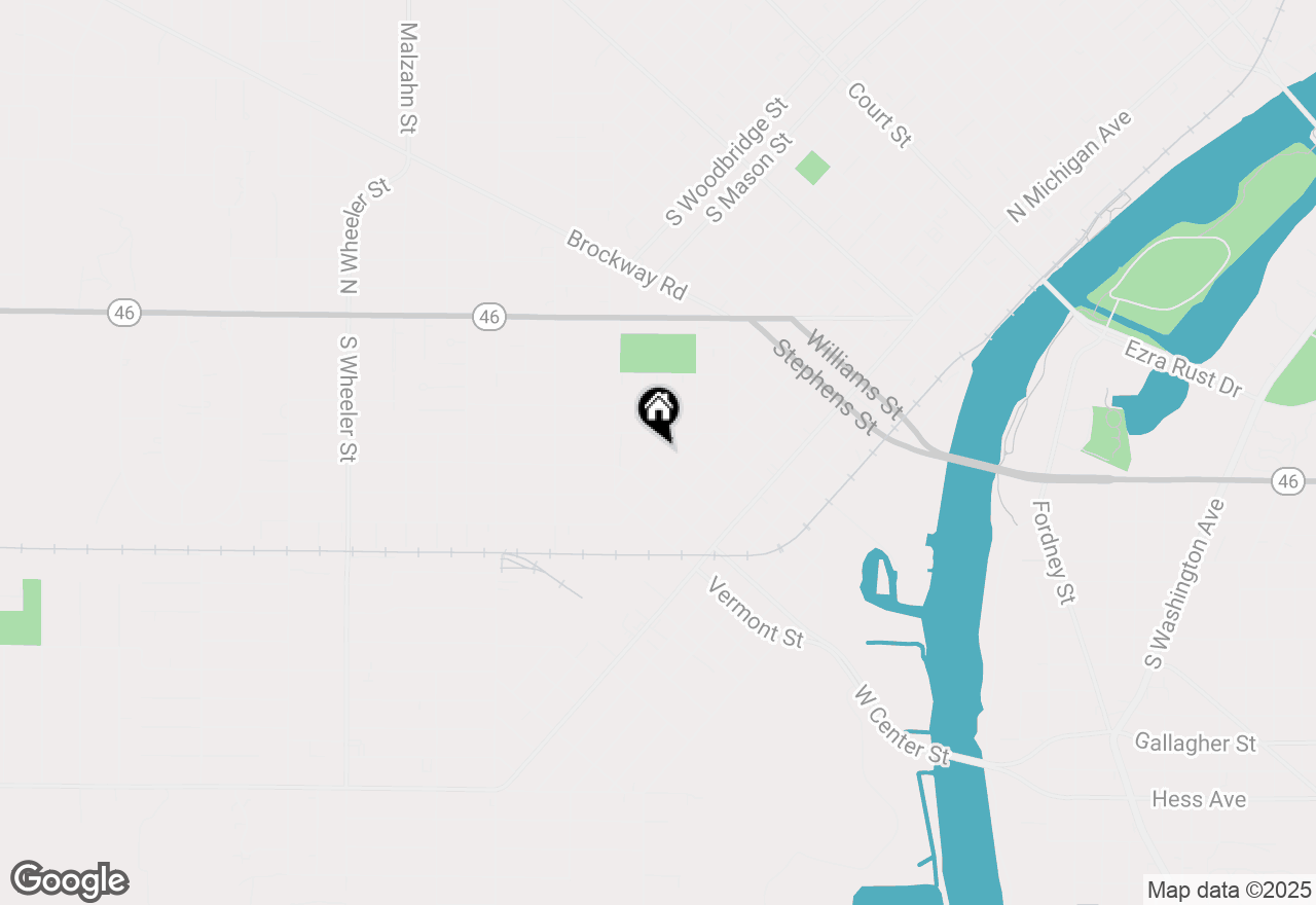 Map of 1420 Sweet Street, Saginaw, MI 48602