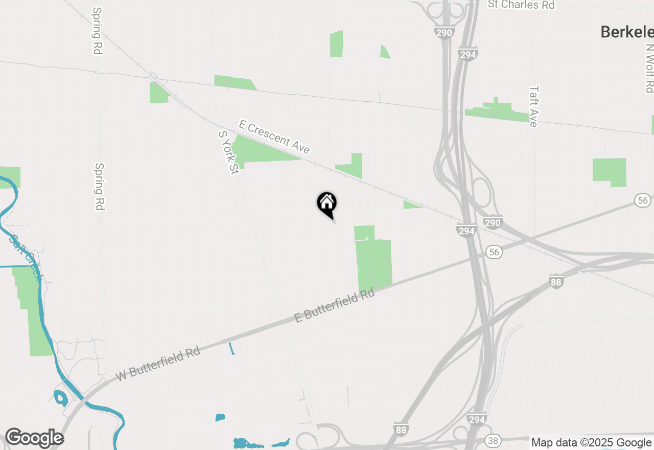 Map of 782 S Poplar Avenue, Elmhurst, IL 60126