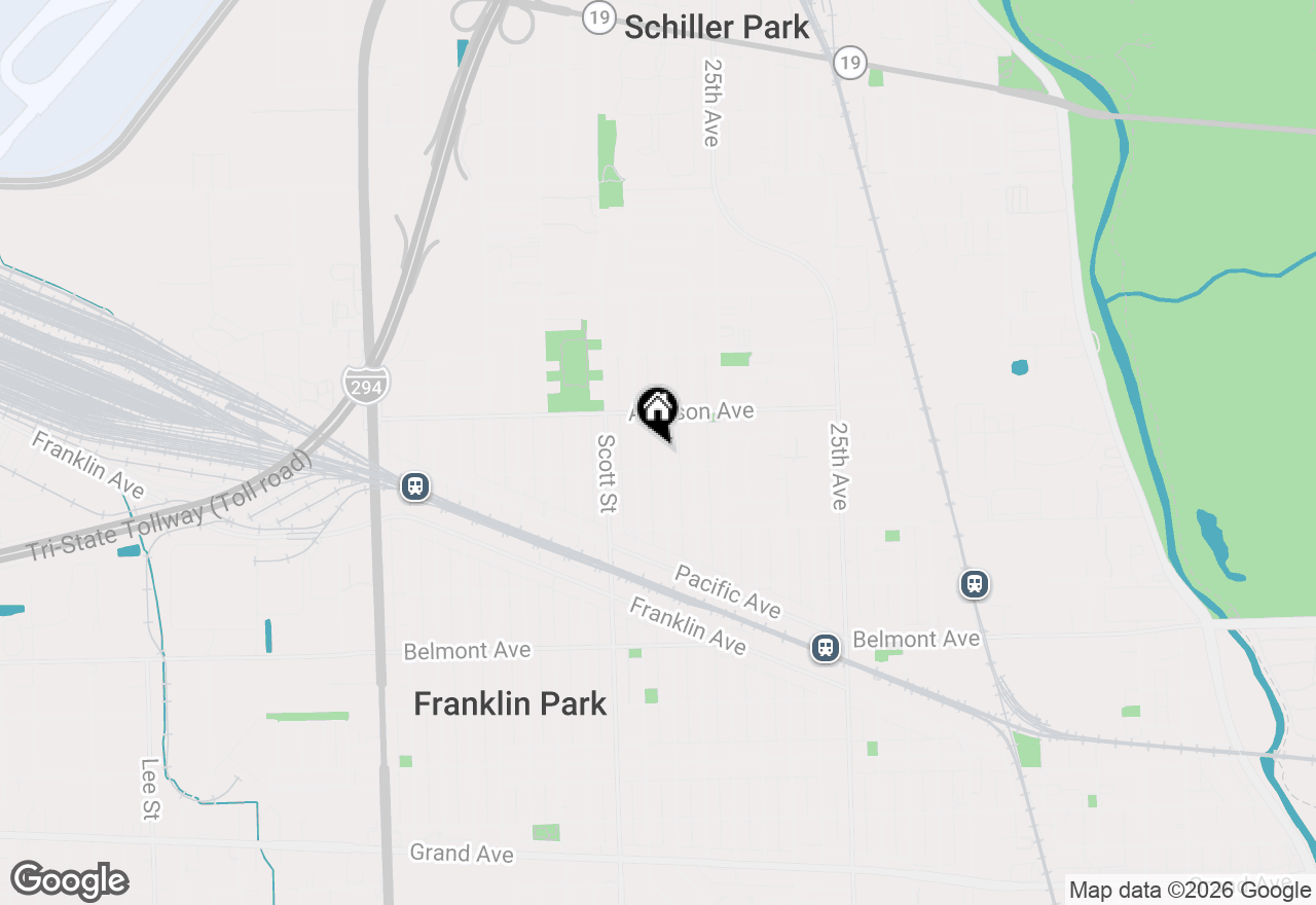 Map of 3516 Elder Lane, Franklin Park, IL 60131