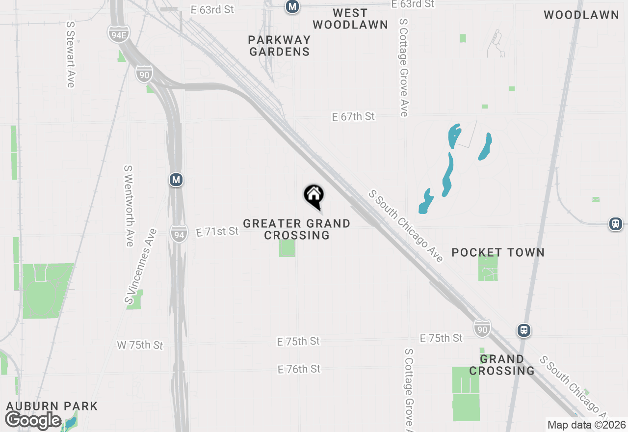 Map of 7033 S Vernon Avenue, Chicago, IL 60637