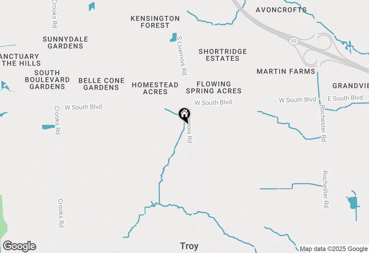 Map of 58 Ingram Drive, Troy, MI 48098