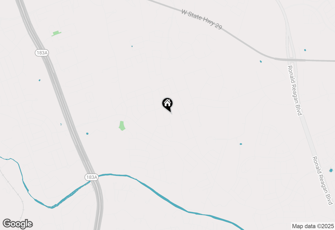 Map of 413 Red Matador Ln, Leander, TX 78641