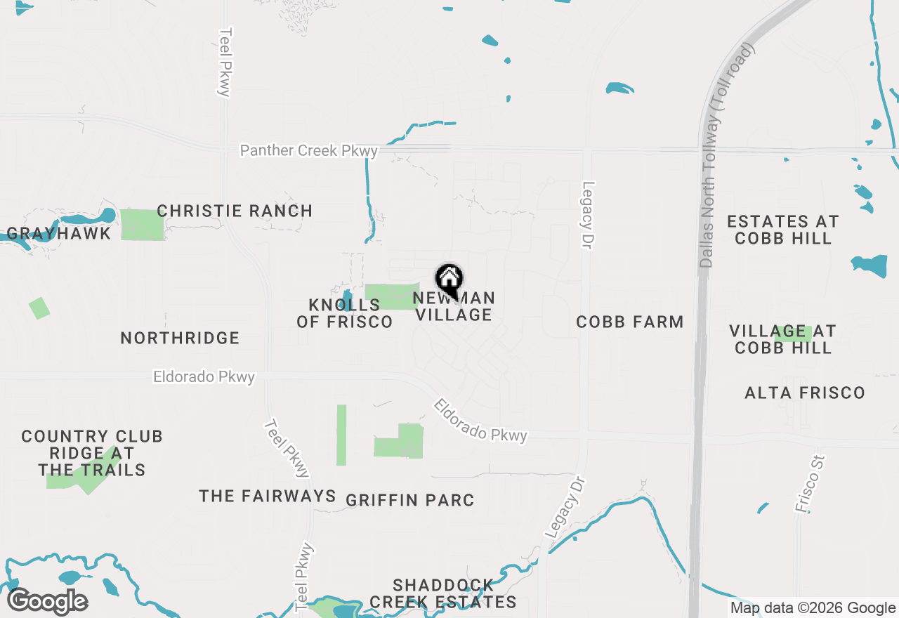 Map of 3883 Newman Boulevard, Frisco, TX 75033