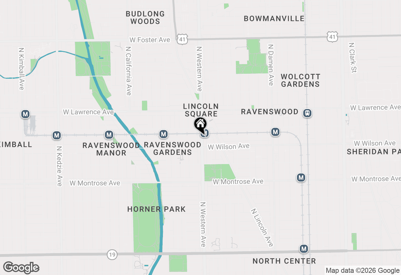 Map of 4634 N Western Avenue, Chicago, IL 60625