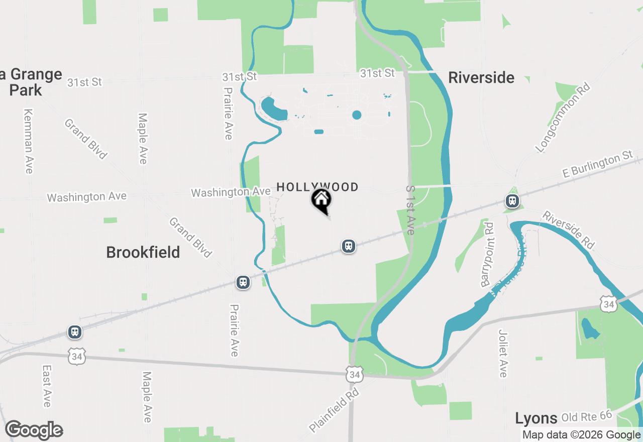 Map of 3601 Mccormick Avenue, Brookfield, IL 60513