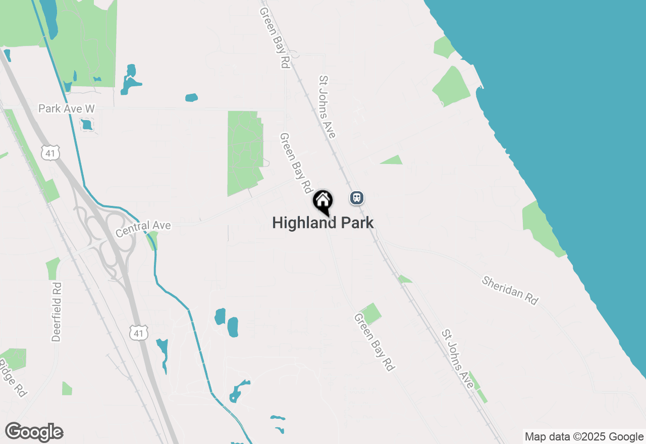 Map of 204 Leonard Wood Road S #204, Highland Park, IL 60035