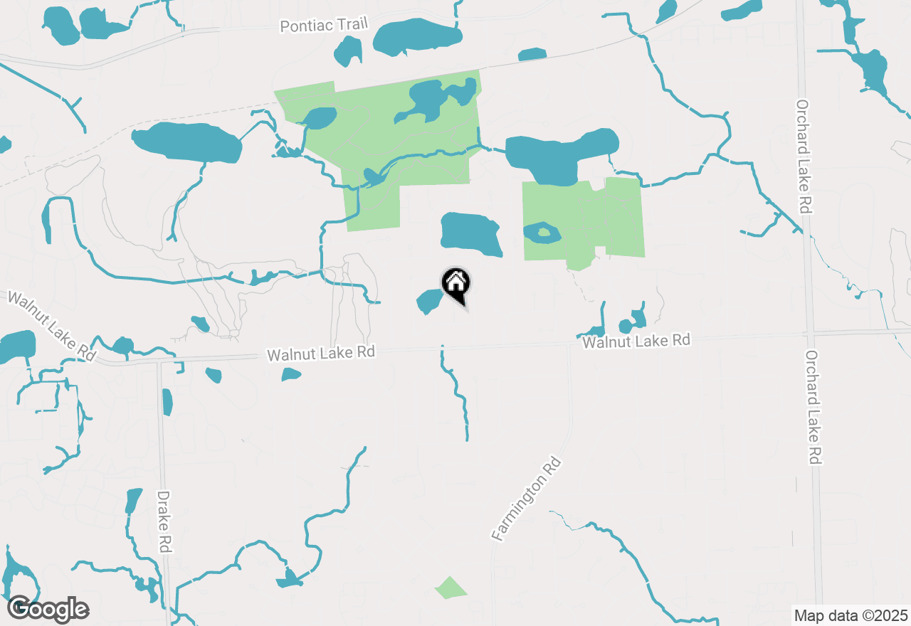 Map of 5459 Pond Bluff Court, West Bloomfield, MI 48323