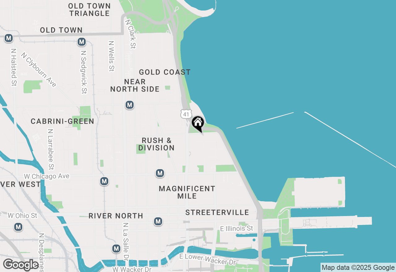 Map of 179 E Lake Shore Drive #604, Chicago, IL 60611