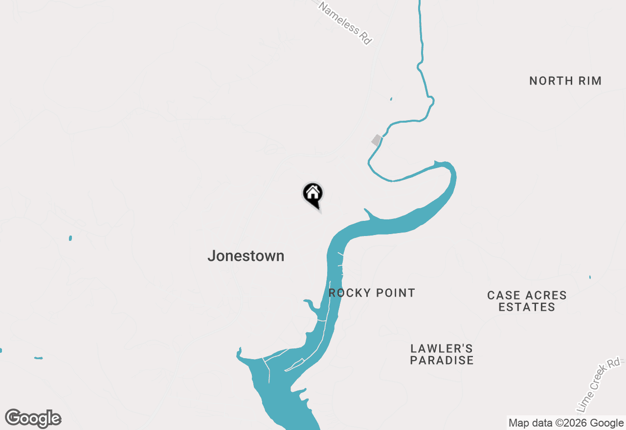 Map of 18303 Lake Oaks Dr, Jonestown, TX 78645