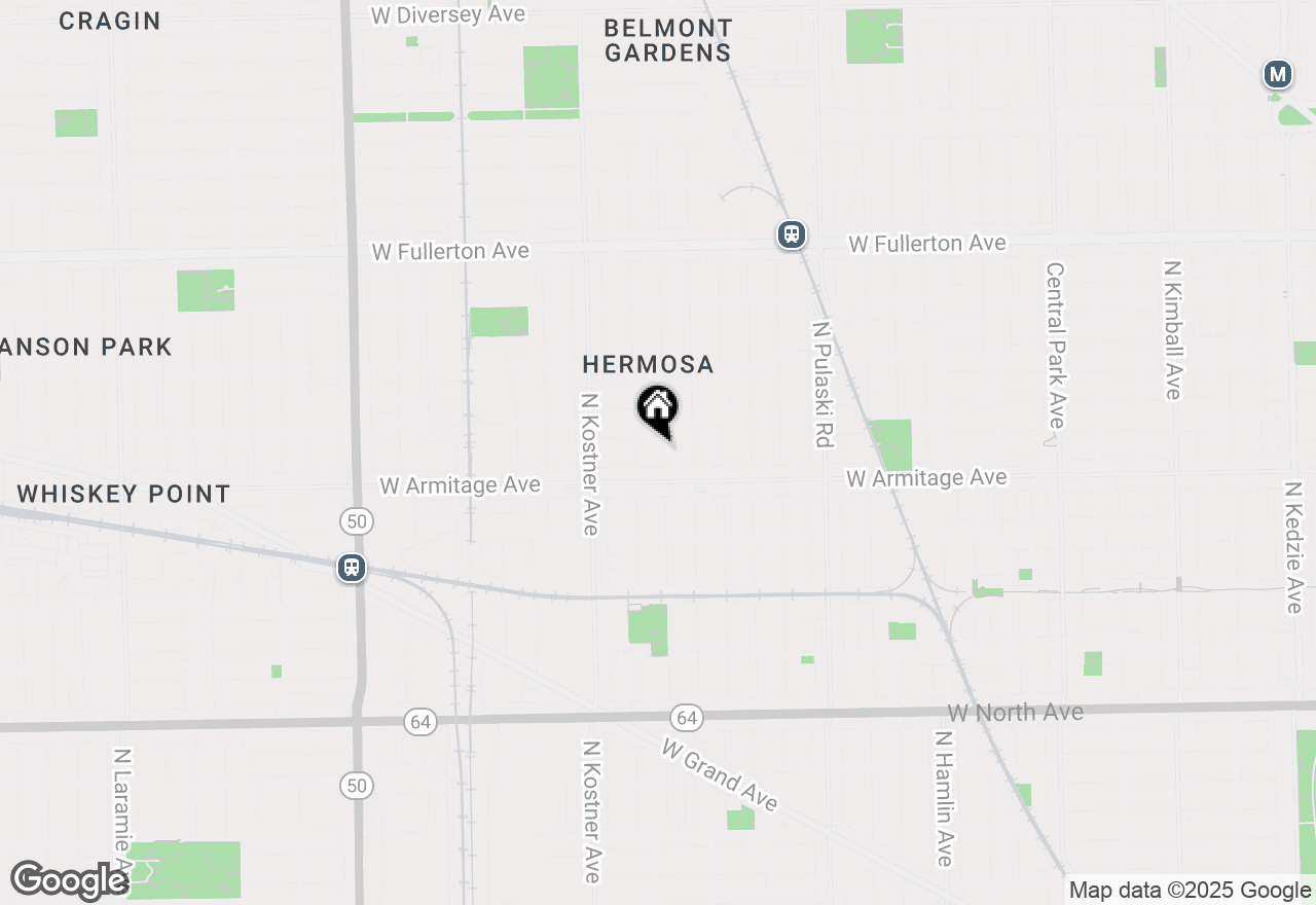 Map of 2029 N Kildare Avenue, Chicago, IL 60639