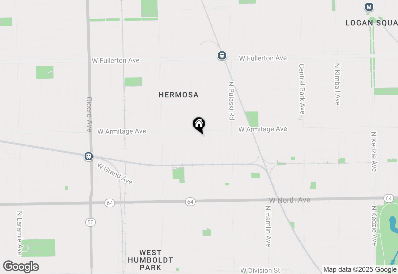 Map of 1937 N Keeler Avenue, Chicago, IL 60639