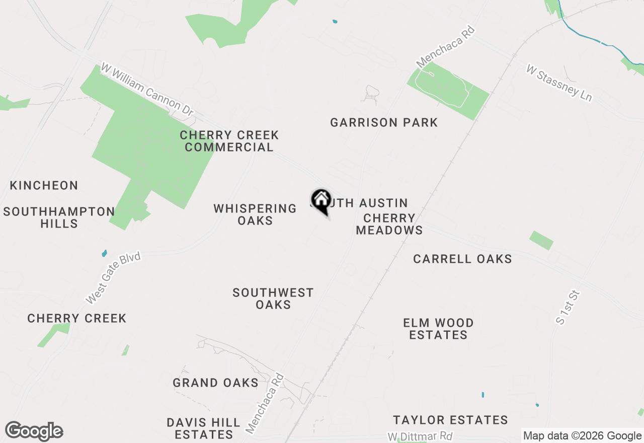 Map of 7105 Lilac Ln, Austin, TX 78745