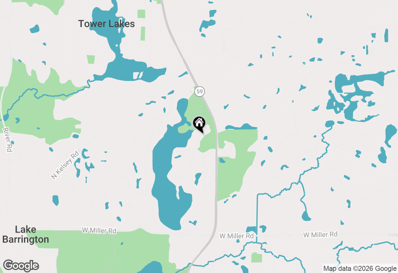 Map of 744 Old Barn Road #A, Lake Barrington, IL 60010