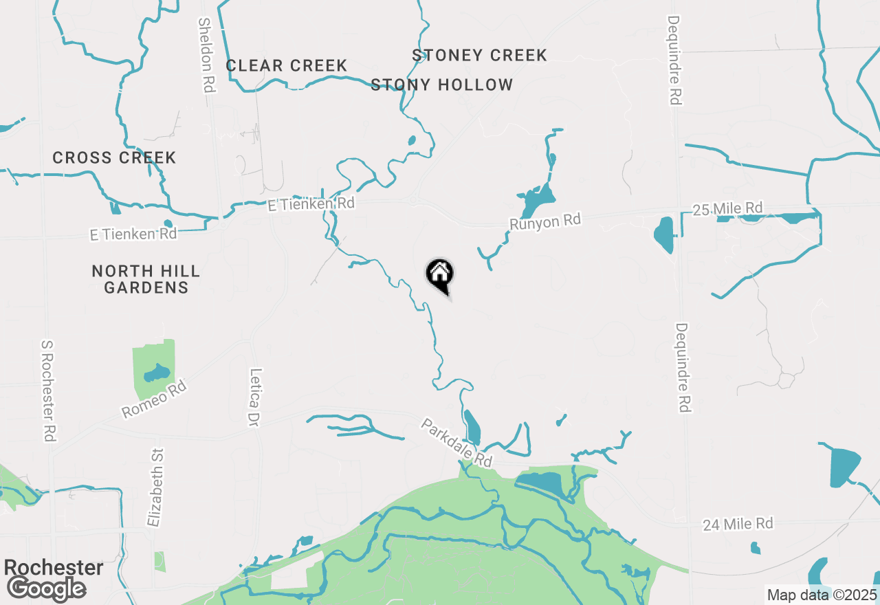 Map of 1168 Autumnview Drive, Rochester, MI 48307