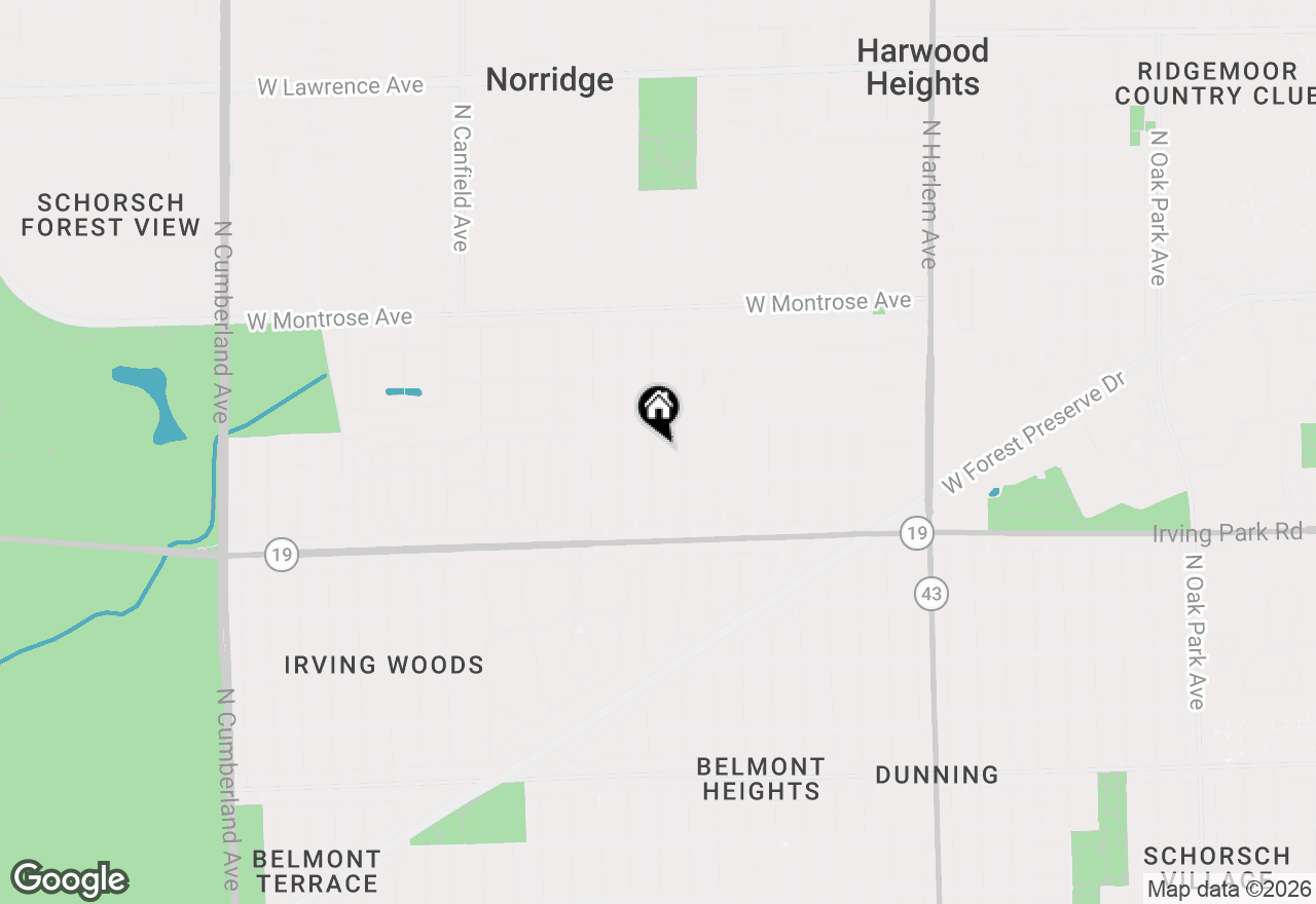 Map of 4130 N Ottawa Avenue, Norridge, IL 60706