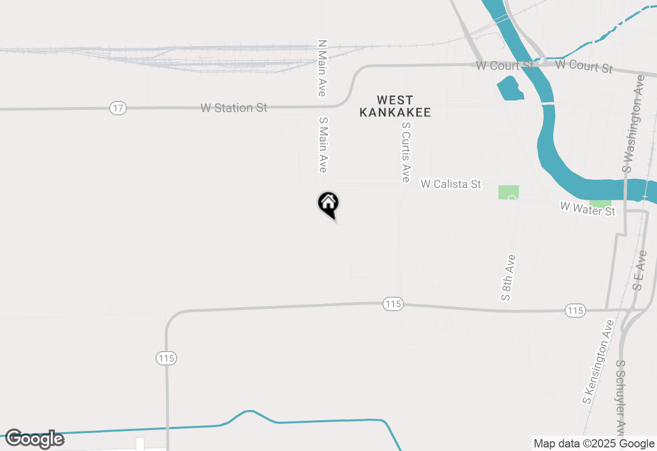 Map of (Address confidential), Kankakee, Illinois 60901