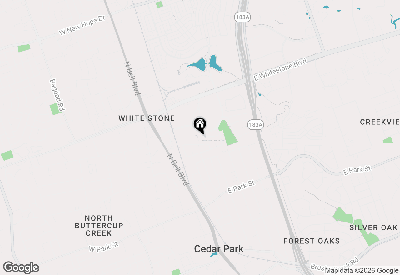 Map of 606 Horizon Trl, Cedar Park, TX 78613