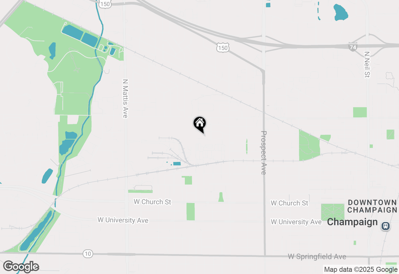 Map of 1212 Mimosa Drive, Champaign, IL 61821