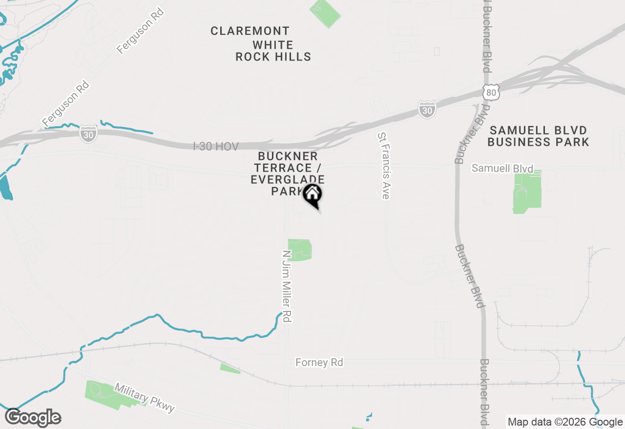 Map of 6211 Symphony Lane, Dallas, TX 75227