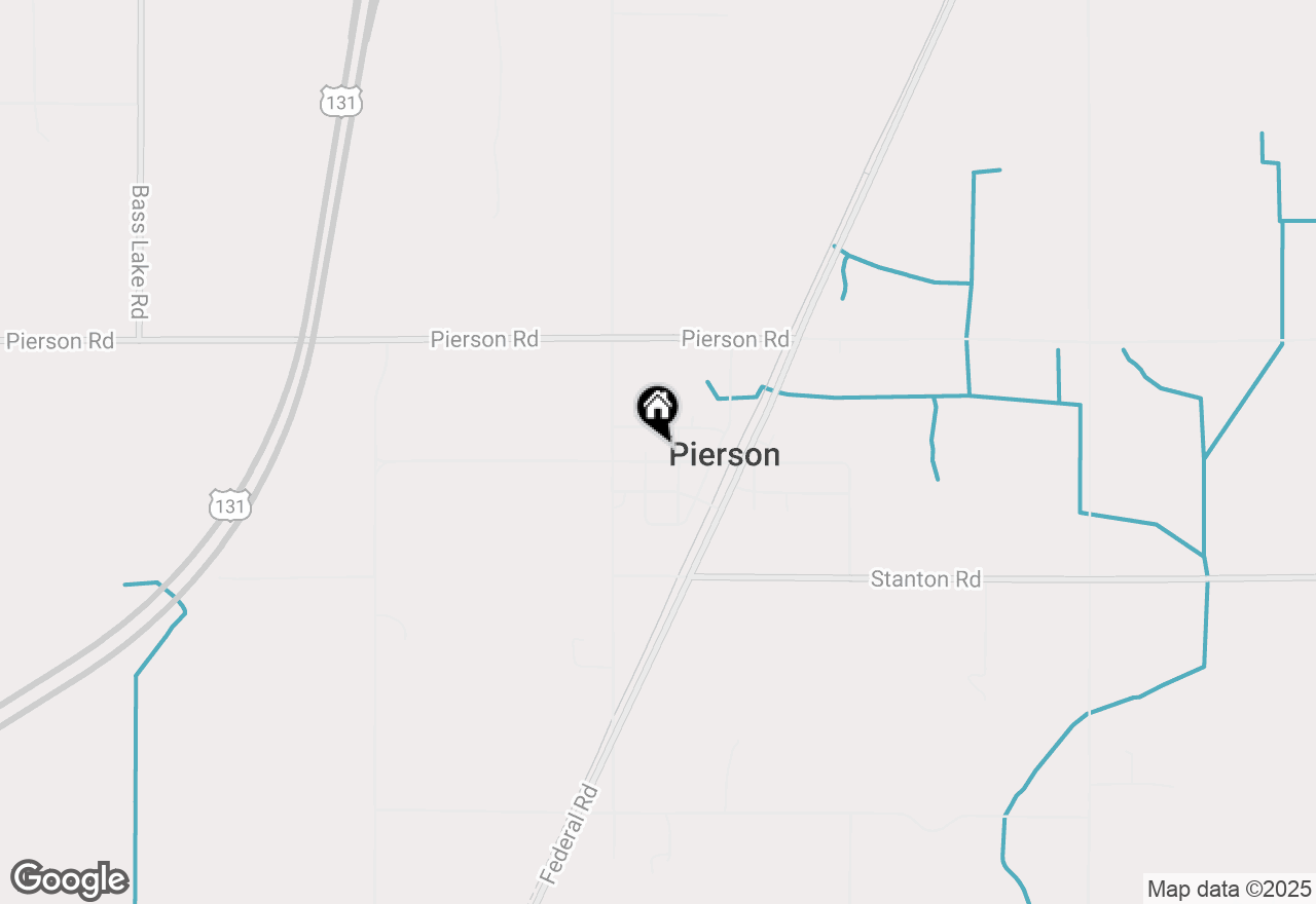 Map of 74 W Grand Street, Pierson, MI 49339
