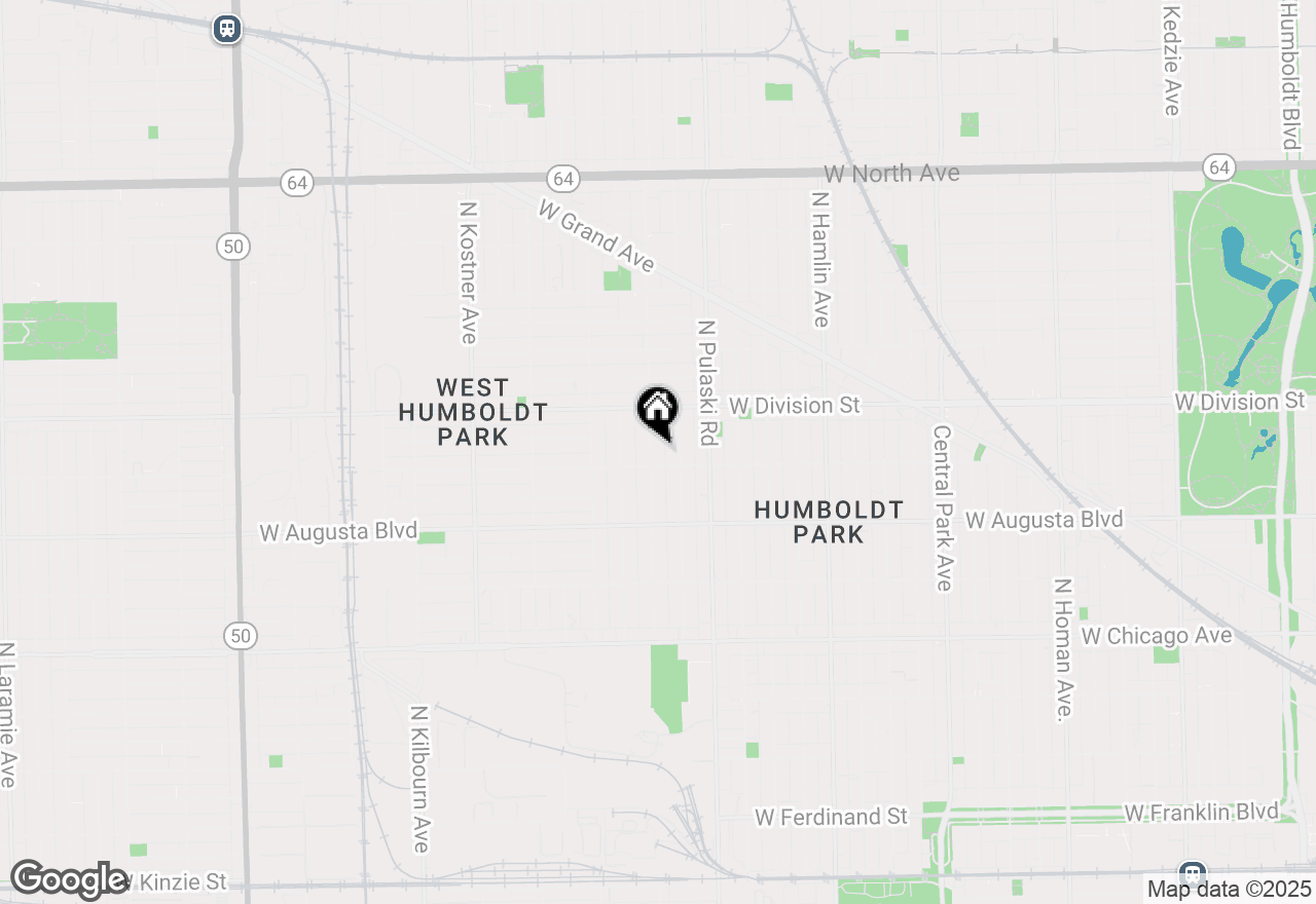 Map of 1109 N Karlov Avenue, Chicago, IL 60651