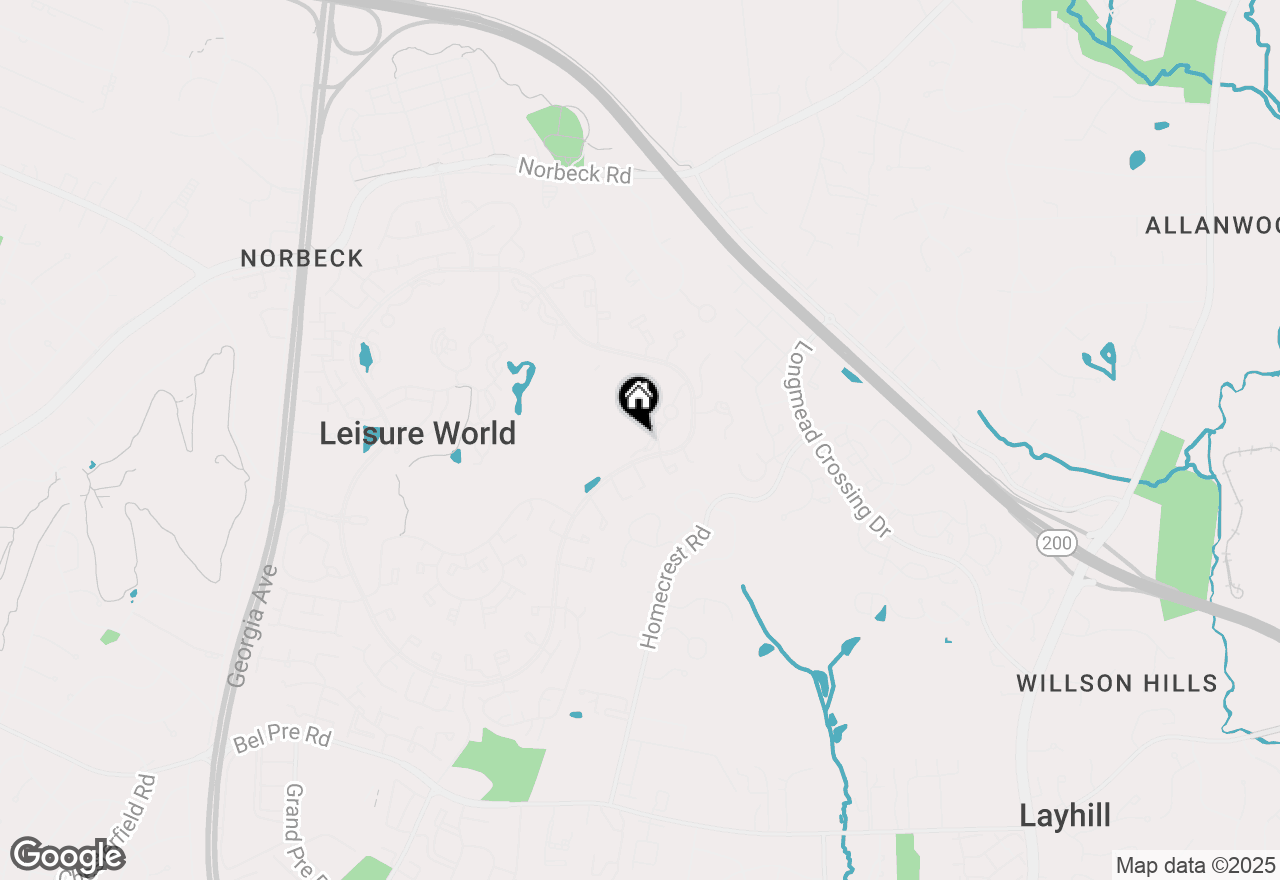 Map of 3005 S Leisure World Boulevard #526, Silver Spring, MD 20906