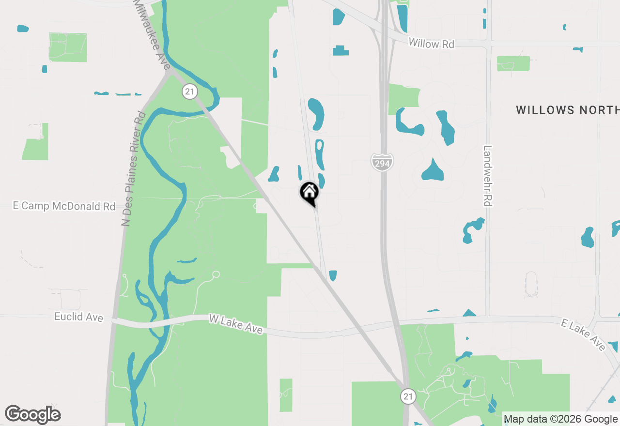Map of 3849 N Parkway Drive #2A, Northbrook, IL 60062