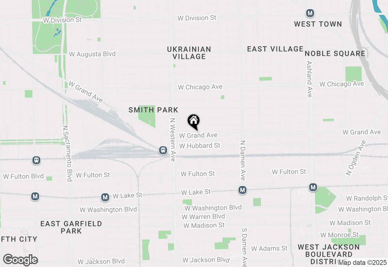 Map of 2250 W Grand Avenue, Chicago, IL 60612