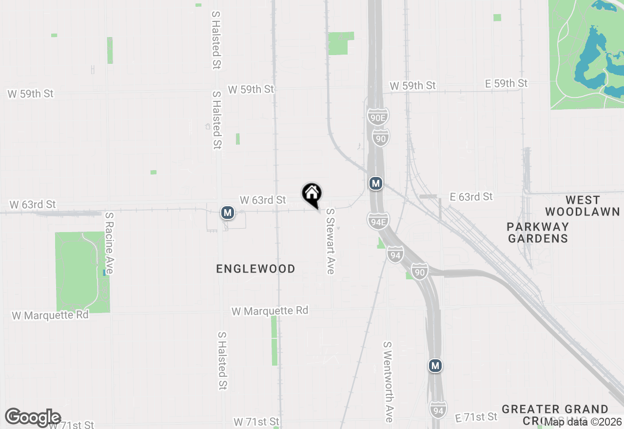 Map of 6332 S Eggleston Avenue, Chicago, IL 60621