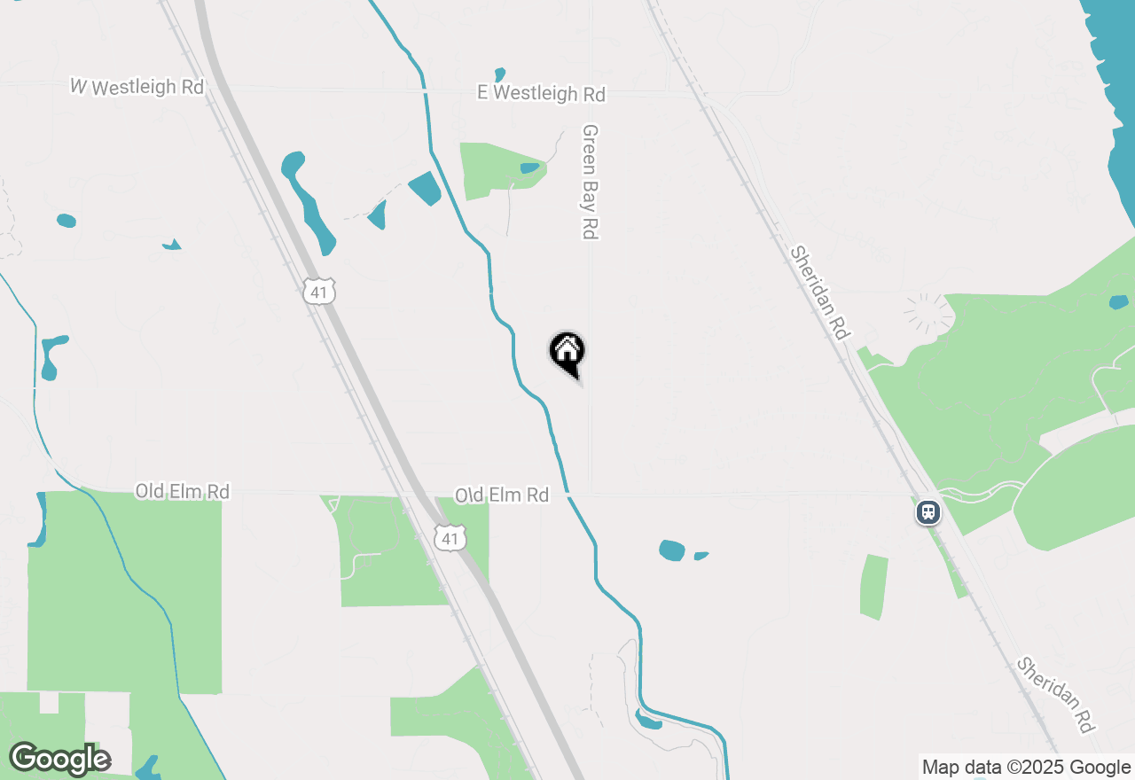 Map of 995 Waveland Road, Lake Forest, IL 60045