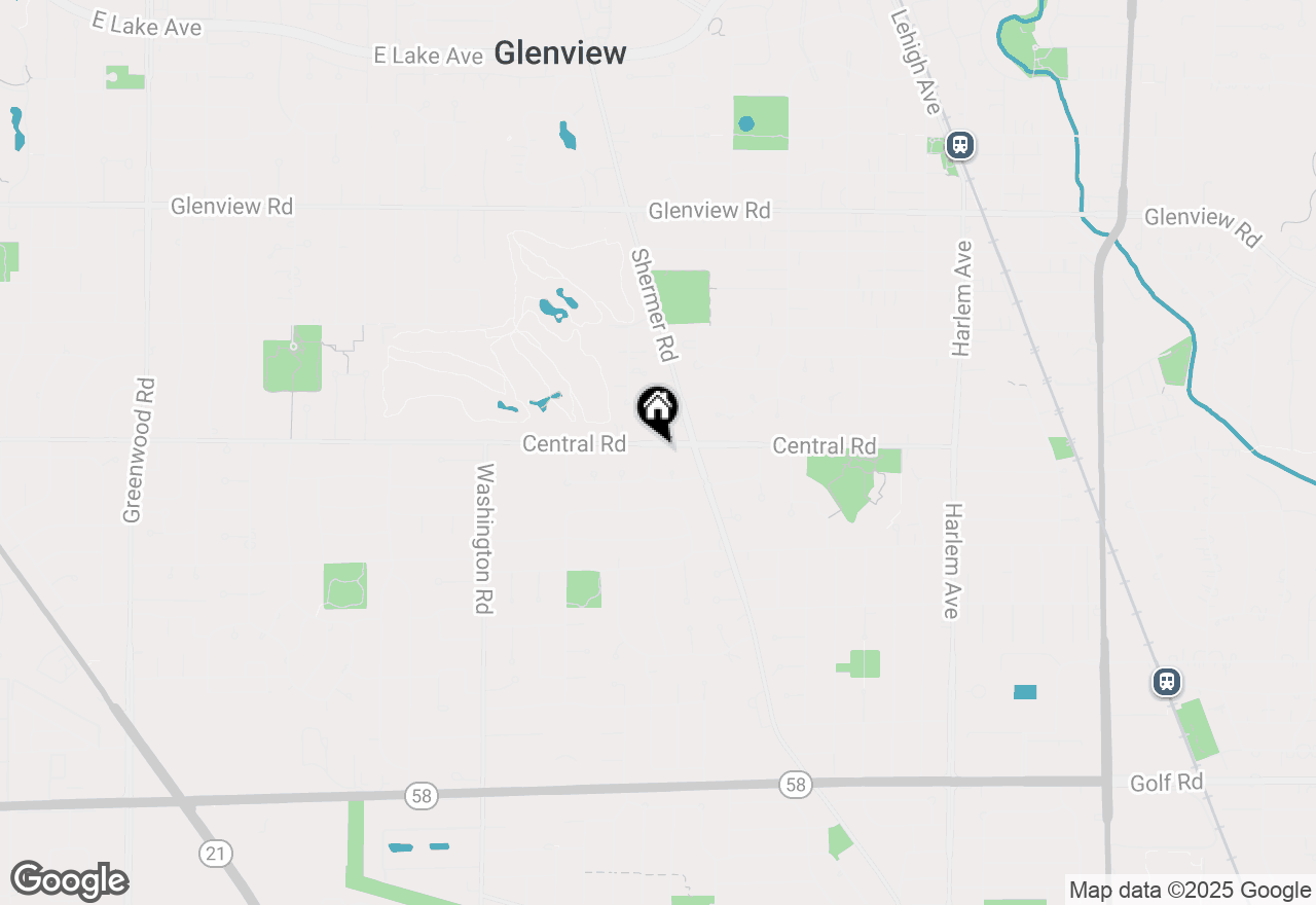 Map of 2435 Pick Drive, Glenview, IL 60025