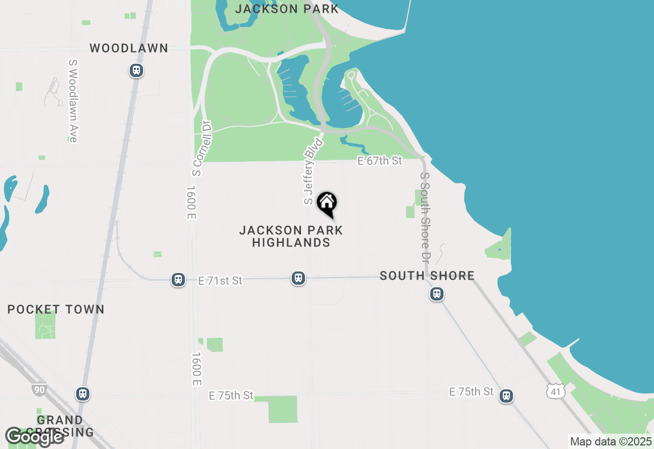 Map of 6909 S Chappel Avenue, Chicago, IL 60649