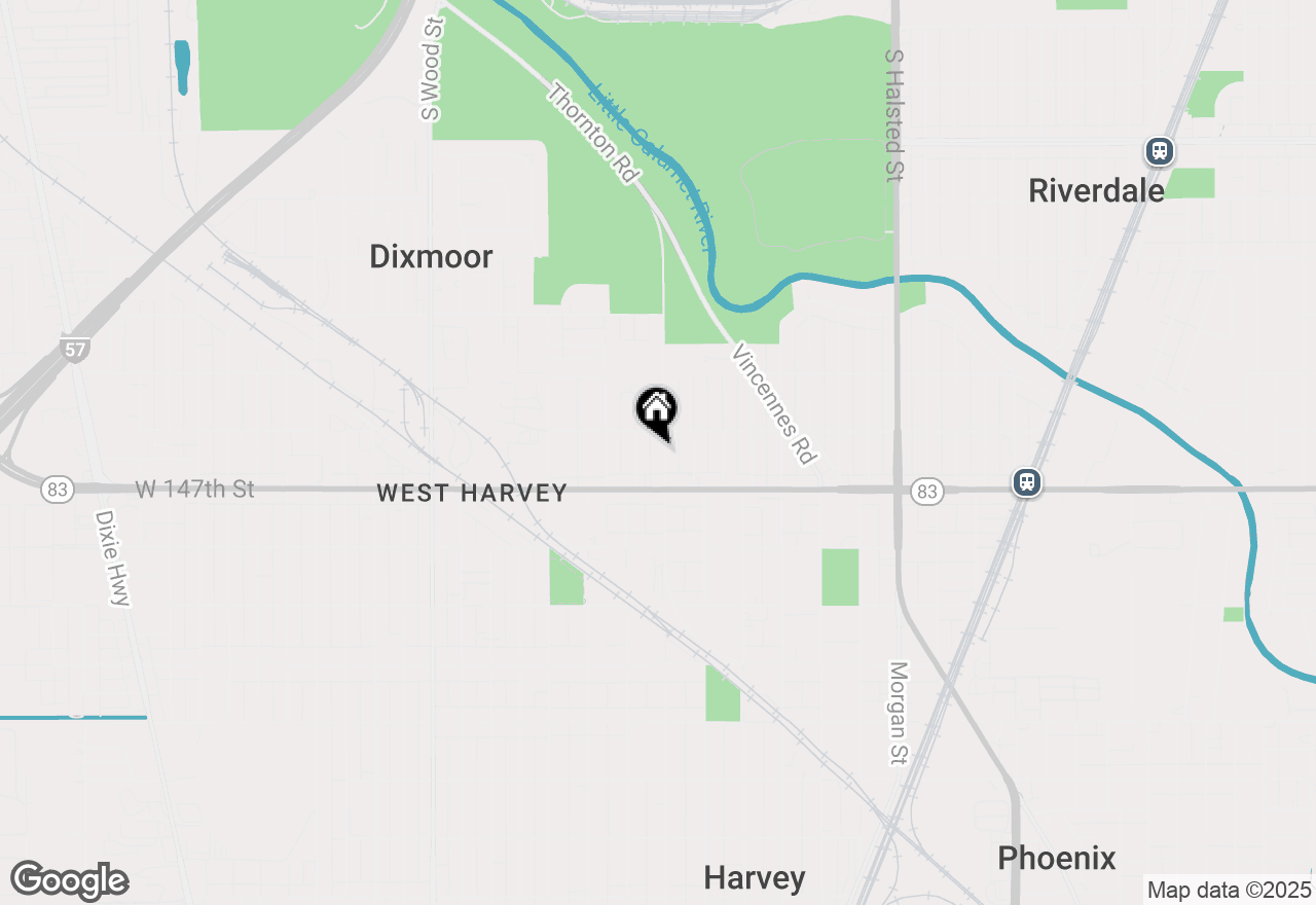 Map of 14616 Loomis Avenue, Harvey, IL 60426