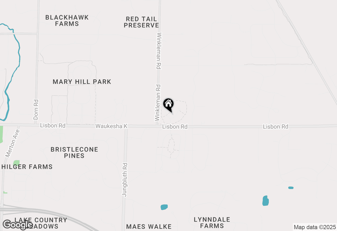 Map of 1512 Sandhill Blvd #27, Hartland, WI 53029