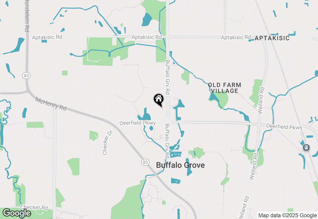 Map of 1136 Lockwood Court W, Buffalo Grove, IL 60089