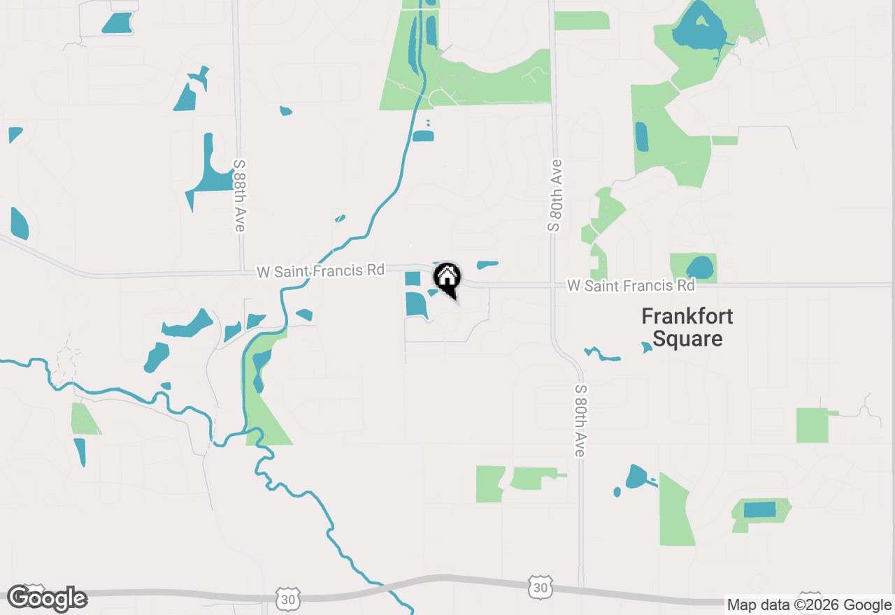 Map of 8300 Auburn Lane, Frankfort, IL 60423