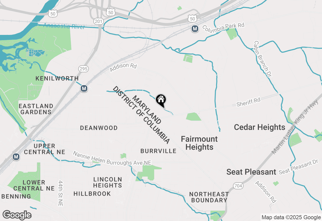 Map of 5007 Leroy Gorham Drive, Capitol Heights, MD 20743