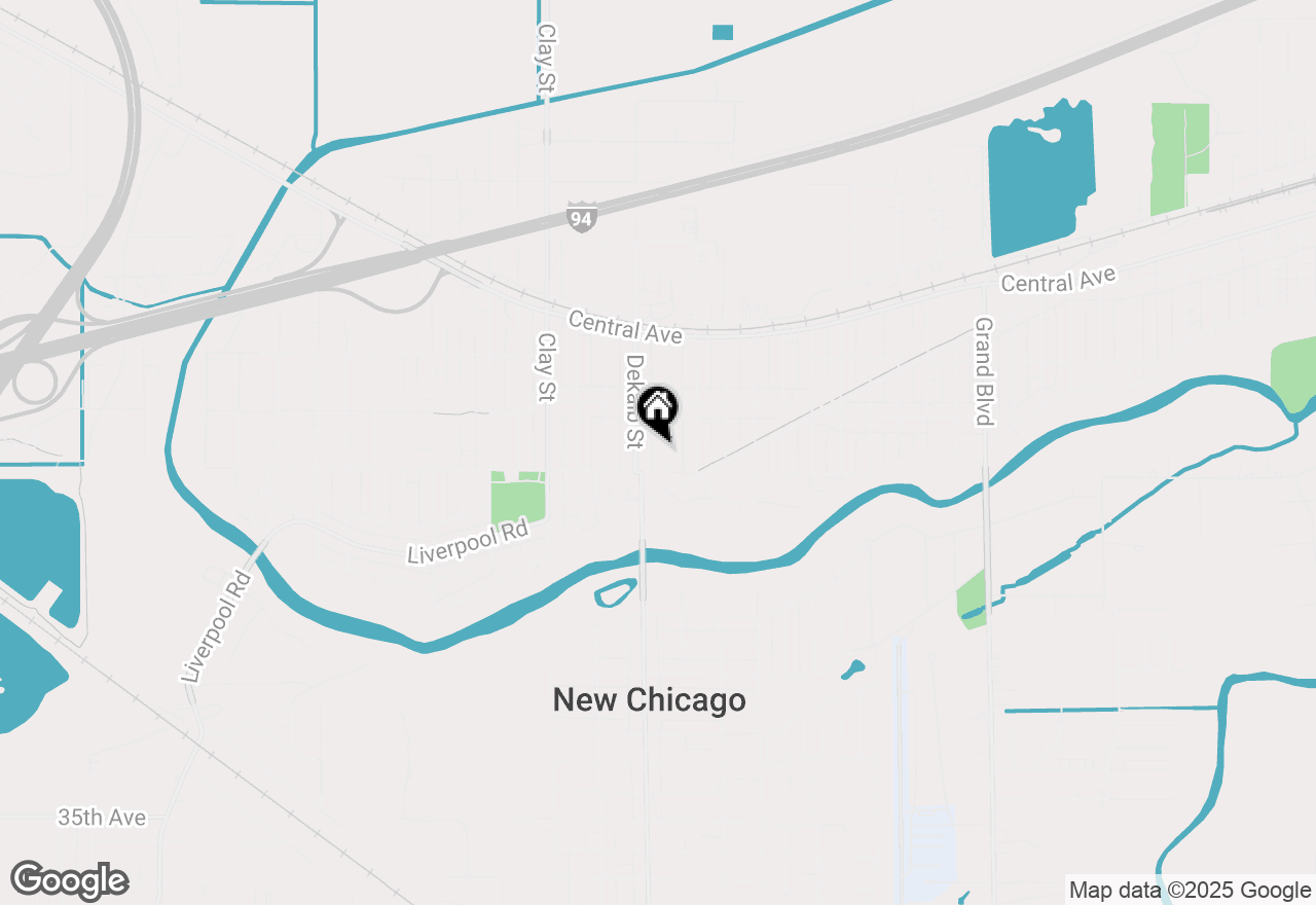 Map of 2868 Elkhart Street, Lake Station, IN 46405