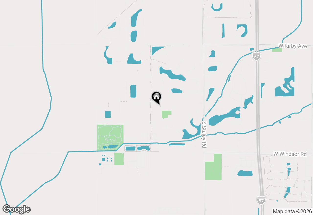 Map of 2010 Strand Drive, Champaign, IL 61822