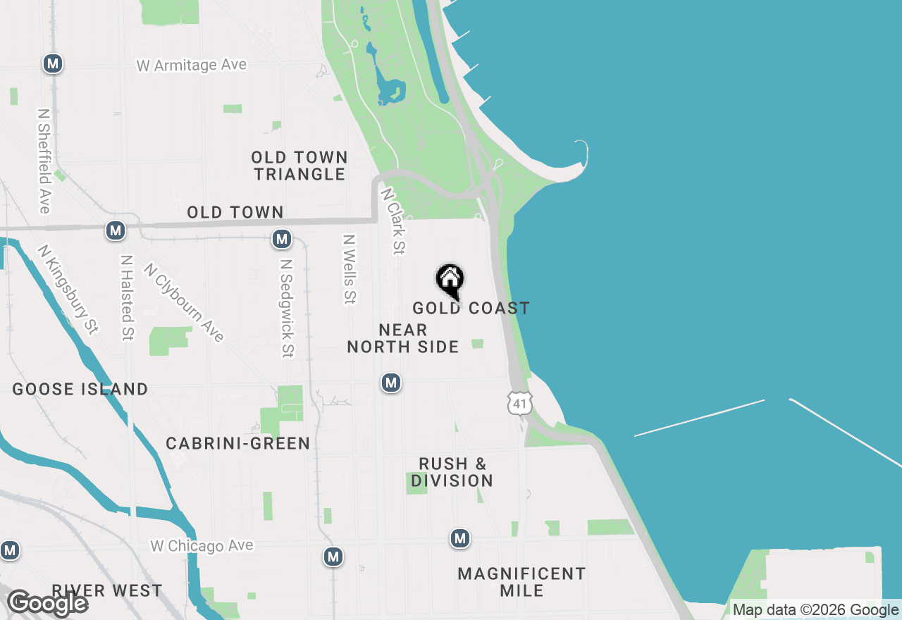 Map of 1347 N State Parkway #1, Chicago, IL 60610